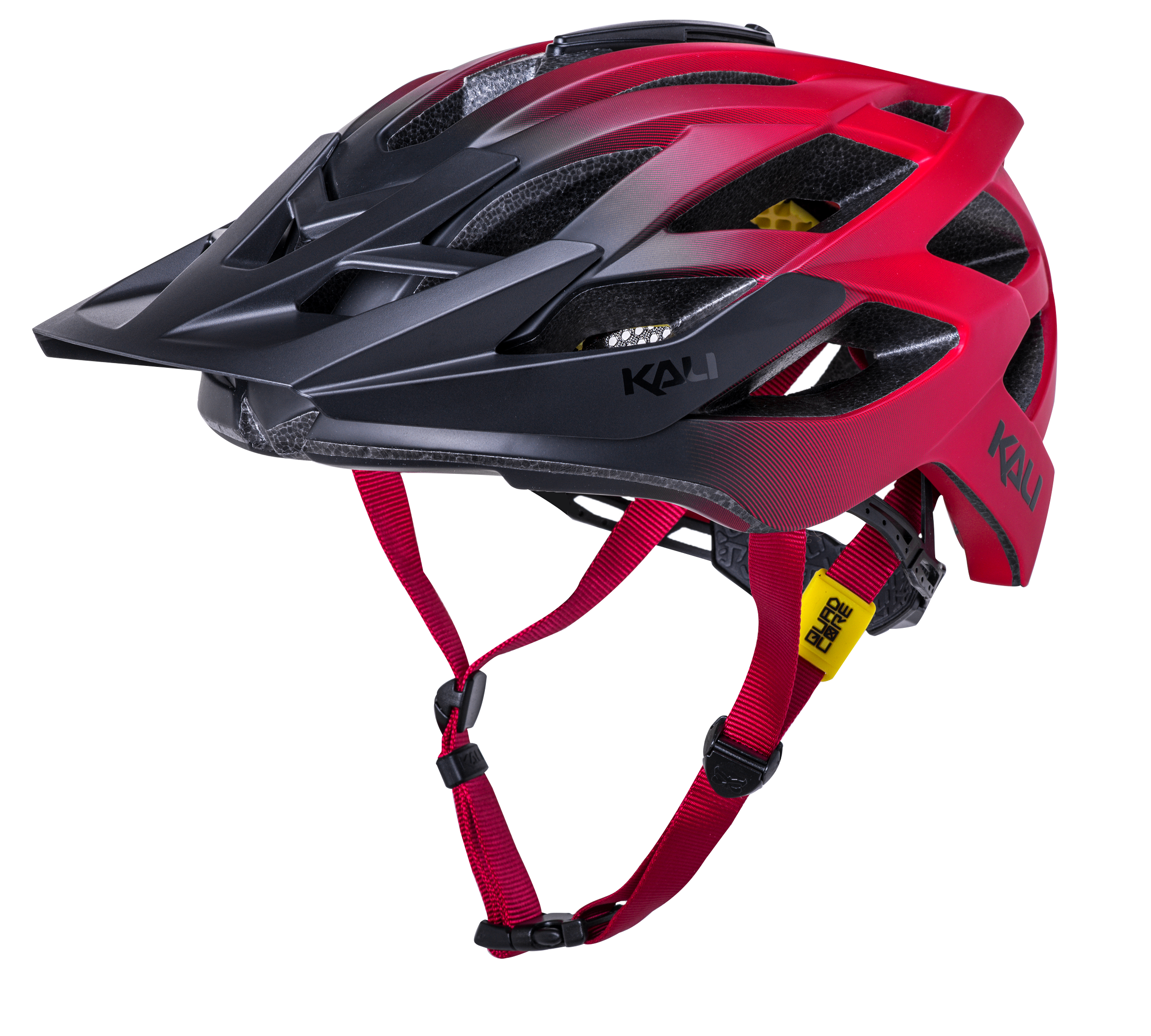 S/M (52-58cm) / Fade - Matte Black/Red