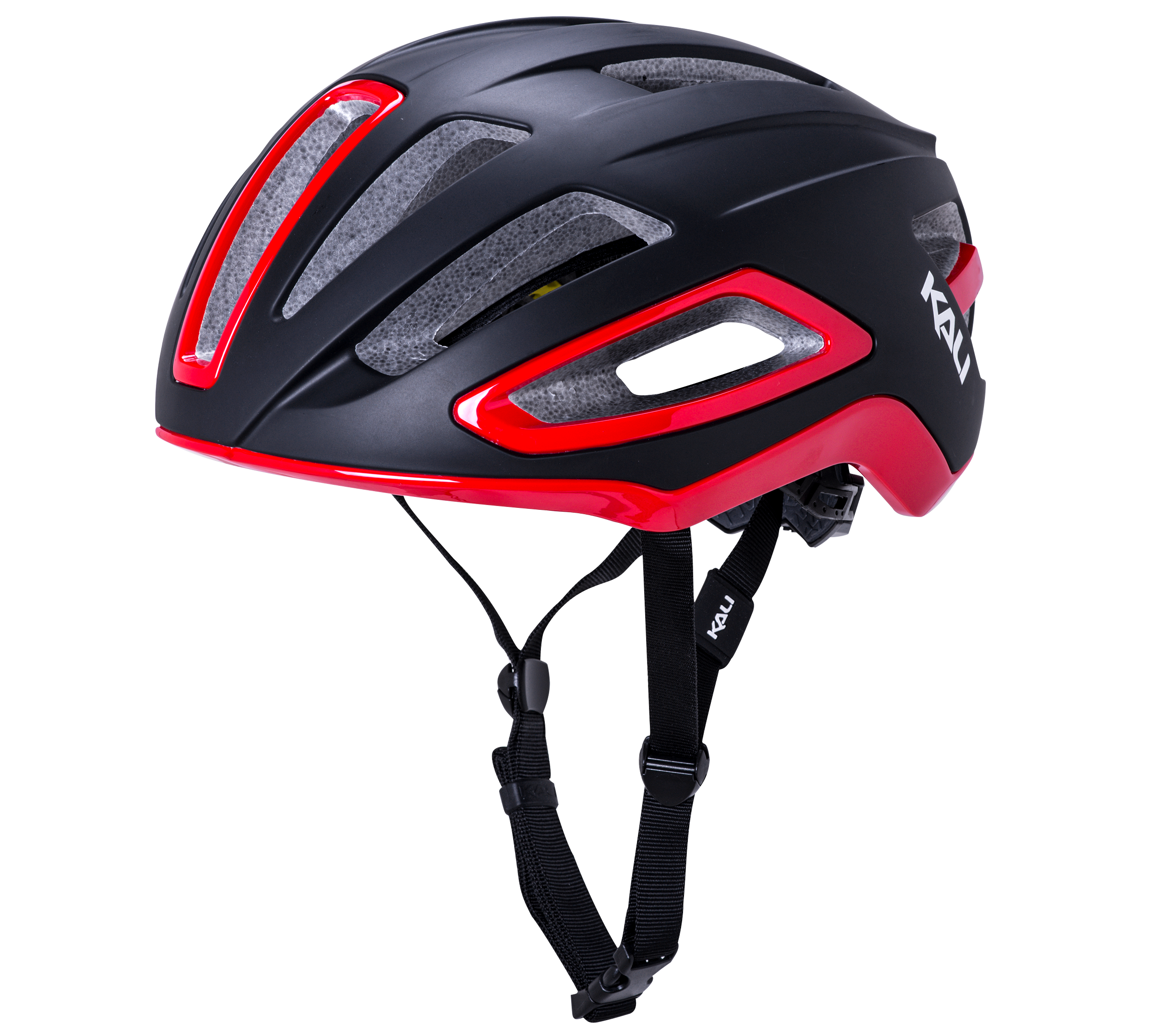 S/M (54-58cm) / Solid - Matte Black/Red