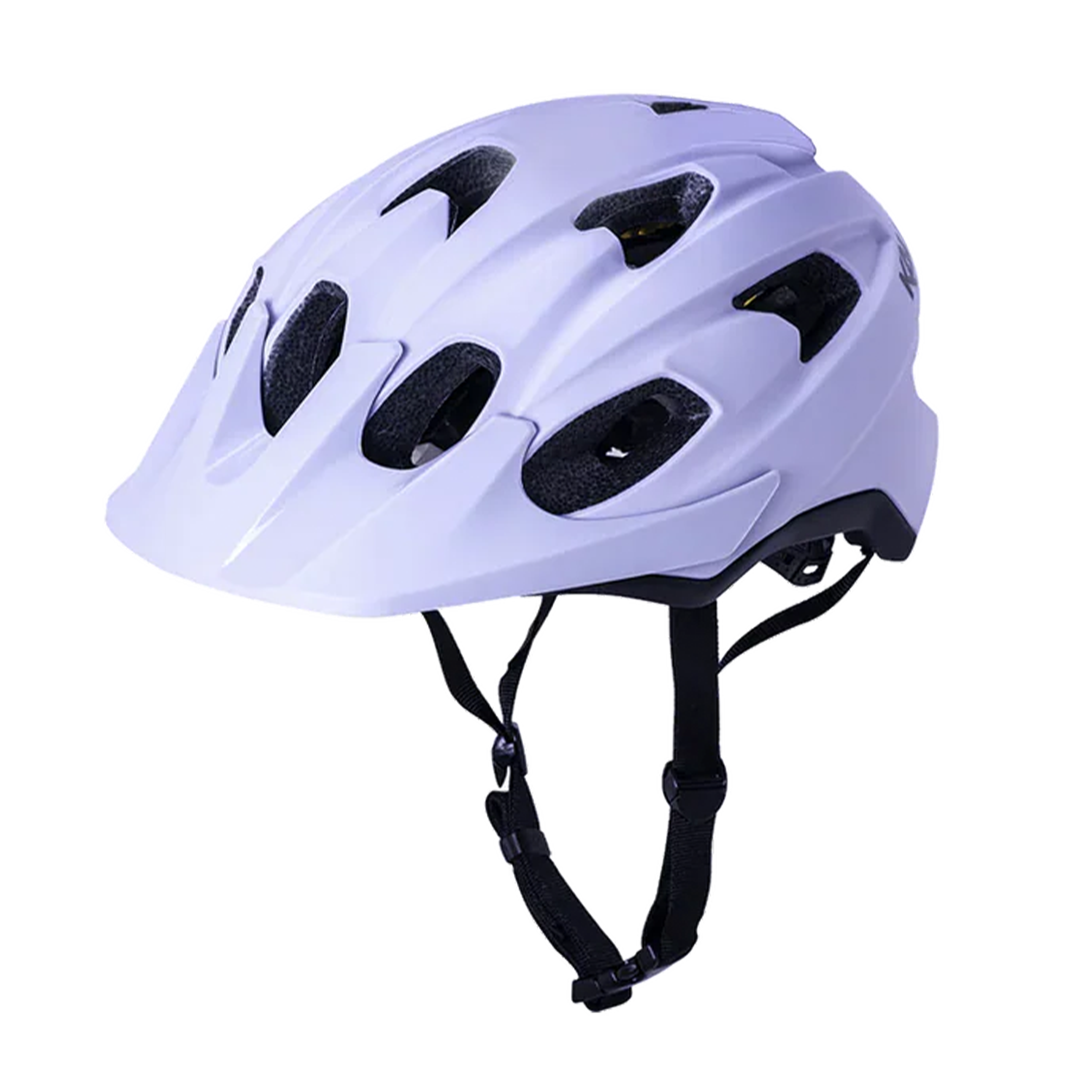 S/M (54-58cm) / Solid - Matte Pastel Purple/Black